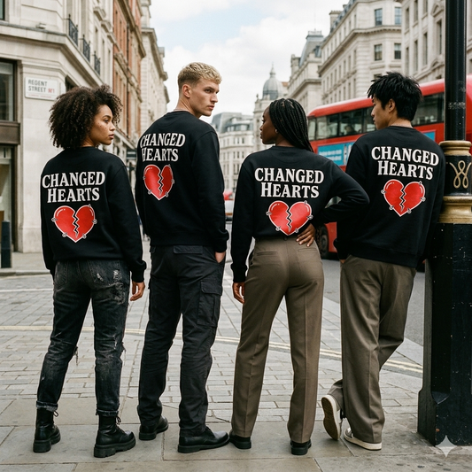 Changed Hearts Unisex Cotton Pullover