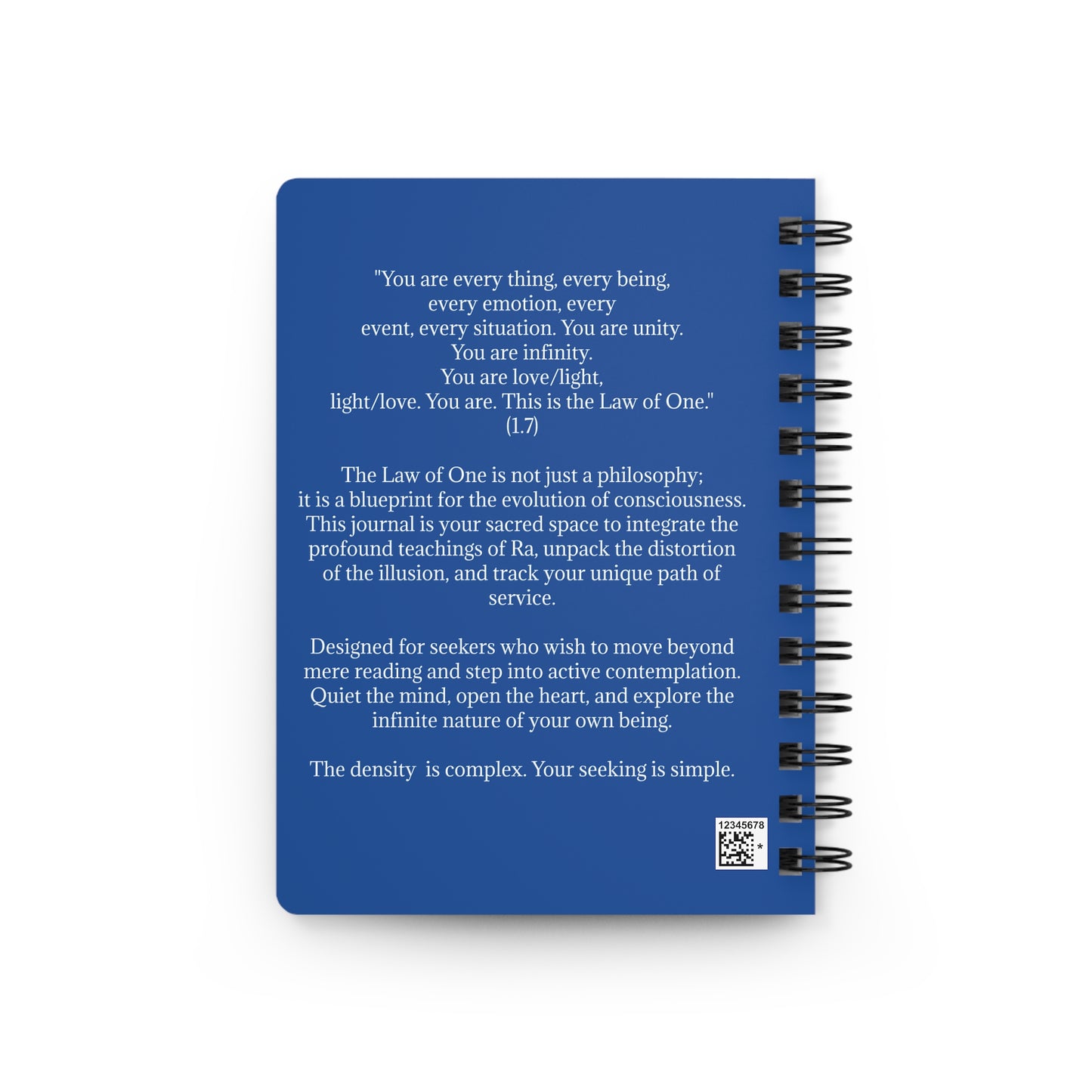 Students of RA spiral bound journal | Spiritual Law of One notebook