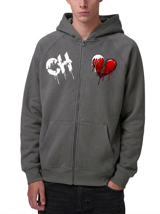 CH Essential Zip-up Fleece Hoodie